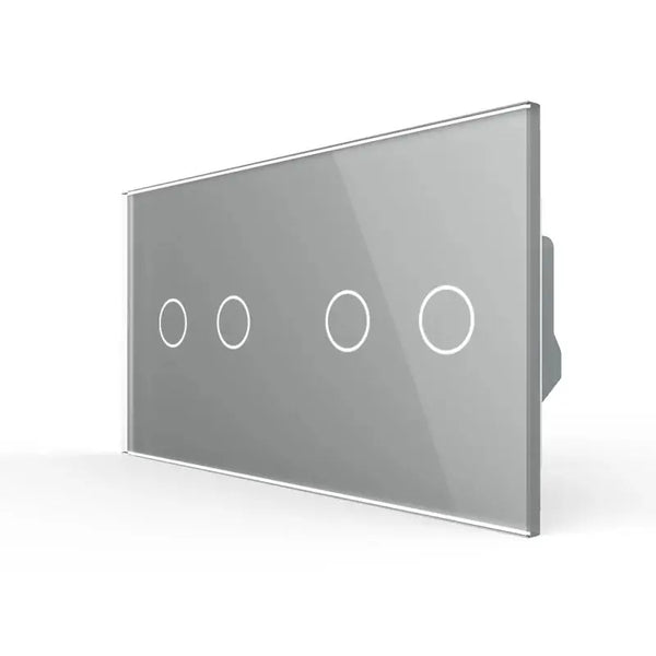 Livolo | Grijs | 2+2 | Dimmer Livolo Nederland B.V.