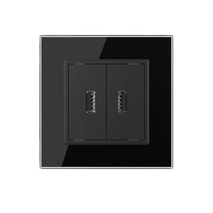 Livolo | Zwart | SR | Tweevoudige USB oplader Livolo Nederland B.V.