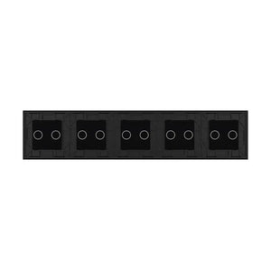 Livolo | Zwart | 2+2+2+2+2 | Glasplaat | Touchschakelaar Livolo Nederland B.V.