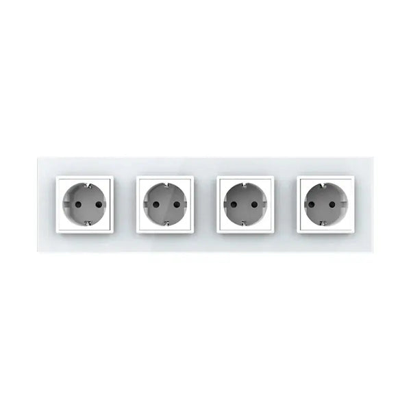Livolo | Wit | SR+SR+SR+SR | Wandcontactdoos Livolo Nederland B.V.