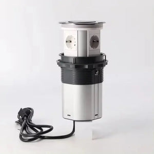 Zwart Glazen Design | Automatische pop-up stekkerdoos | USB en USB-C + 3 Stopcontacten Livolo Nederland B.V.