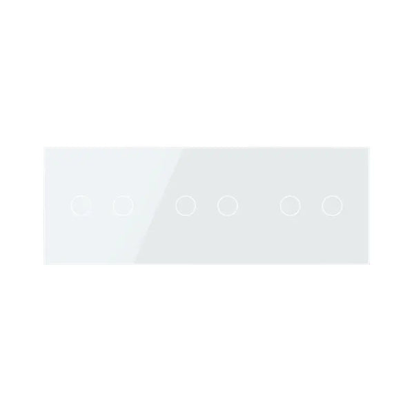 Livolo | Wit | 2+2+2 | Glasplaat | Touchschakelaar Livolo Nederland B.V.