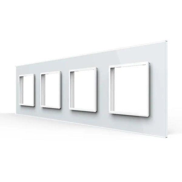 Livolo | Wit | SR+SR+SR+SR | Glasplaat Livolo Nederland B.V.