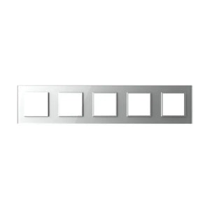 Livolo | Grijs | SR+SR+SR+SR+SR | Glasplaat Livolo Nederland B.V.