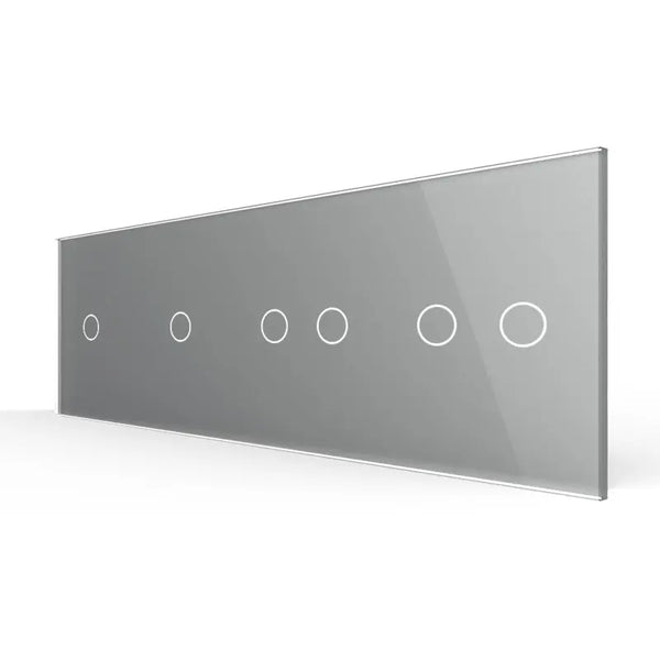 Livolo | Grijs | 1+1+2+2 | Glasplaat | Touchschakelaar Livolo Nederland B.V.