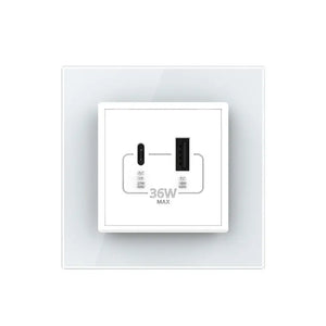 Livolo | Wit | SR | USB + USB type C oplader Livolo Nederland B.V.