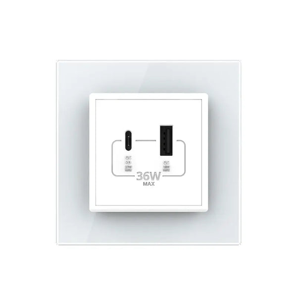 Livolo | Wit | SR | USB + USB type C oplader Livolo Nederland B.V.