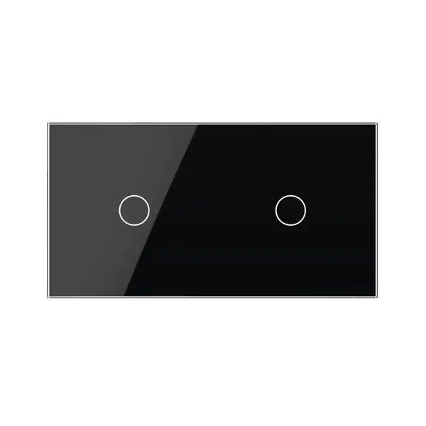 Livolo | Zwart | 1+1 | Glasplaat | Touchschakelaar Livolo Nederland B.V.