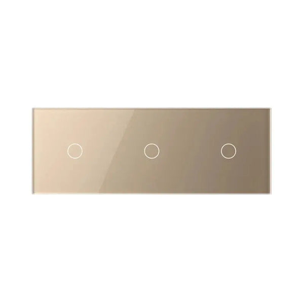 Livolo | Goud | 1+1+1 | Aan/Uit | Wisselschakelaar Livolo Nederland B.V.