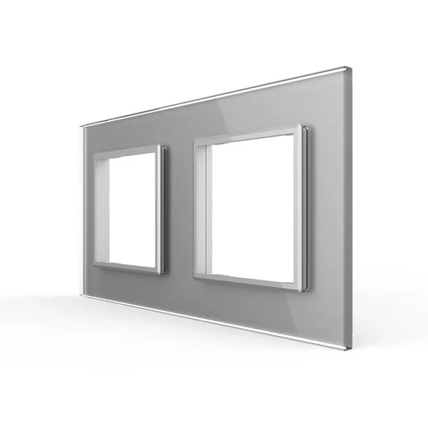 Livolo | Grijs | SR+SR | Glasplaat Livolo Nederland B.V.