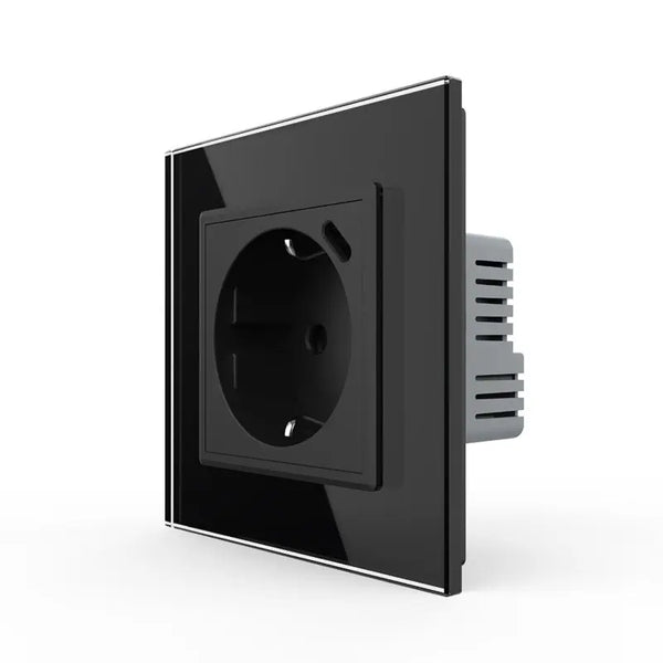 Livolo | Zwart | SR | Wandcontactdoos + USB-C oplader Livolo Nederland B.V.