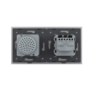 Livolo | Grijs | SR+SR | Wandcontactdoos | Bluetooth speaker Livolo Nederland B.V.