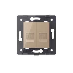 Livolo | Goud | SR | Netwerk RJ45 Cat.6 | Netwerk RJ45 Cat.6 Livolo Nederland B.V.