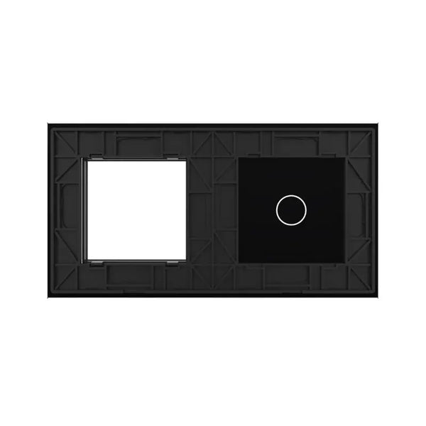 Livolo | Zwart | 1+SR | Glasplaat | Combinatie Livolo Nederland B.V.