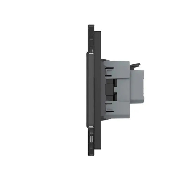 Livolo | Zwart | SR+SR+SR+SR+SR | Wandcontactdoos Livolo Nederland B.V.