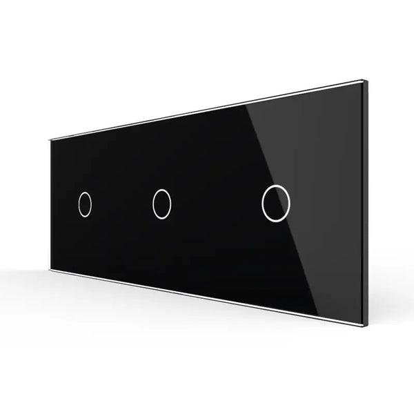 Livolo | Zwart | 1+1+1 | Glasplaat | Touchschakelaar Livolo Nederland B.V.