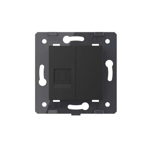 Livolo | Zwart | SR | Telefoon RJ11 | Blindplaat Livolo Nederland B.V.