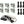 Complete Veranda Set | Deluxe 2 | Veranda verlichting 12V | Plug and Play | 6 Inbouwspots | Niet dimbaar Livolo Nederland