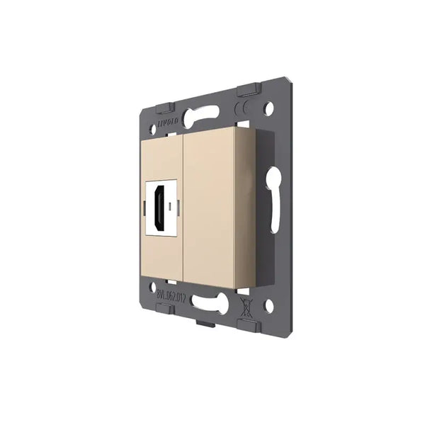 Livolo | Goud | SR | HDMI aansluiting | Blindplaat Livolo Nederland B.V.