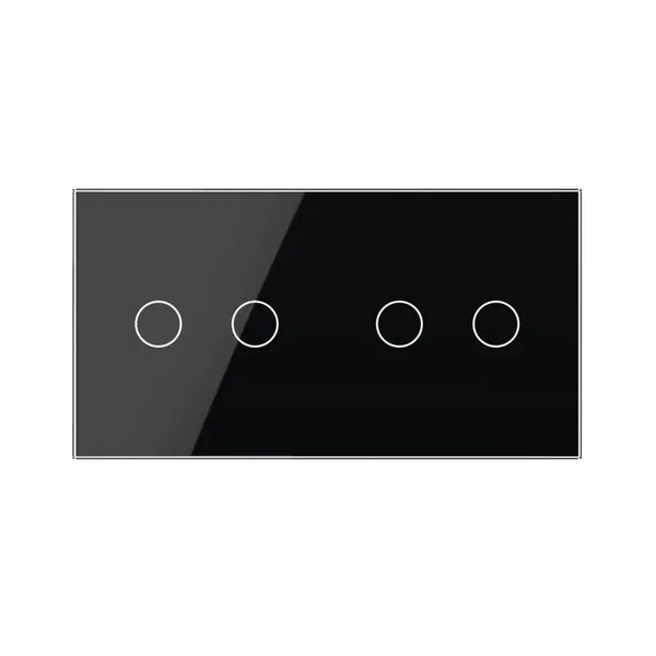 Livolo | Zwart | 2+2 | Zonwering | Schakelaar Livolo Nederland B.V.