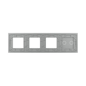Livolo | Grijs | 2+SR+SR+SR | Glasplaat | Combinatie Livolo Nederland B.V.