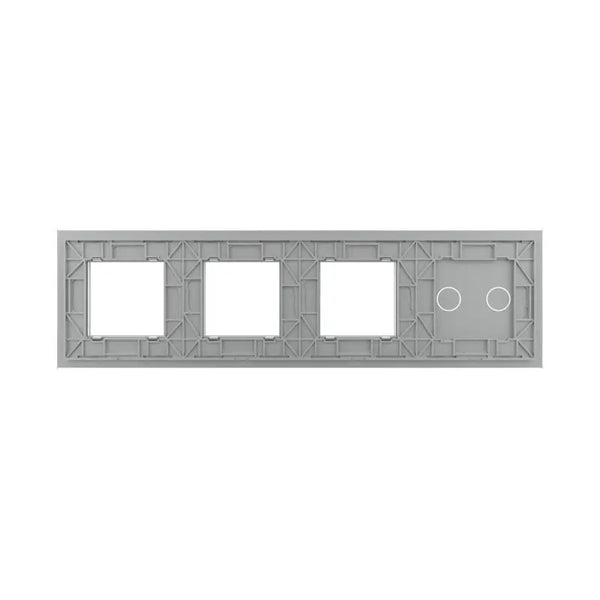 Livolo | Grijs | 2+SR+SR+SR | Glasplaat | Combinatie Livolo Nederland B.V.