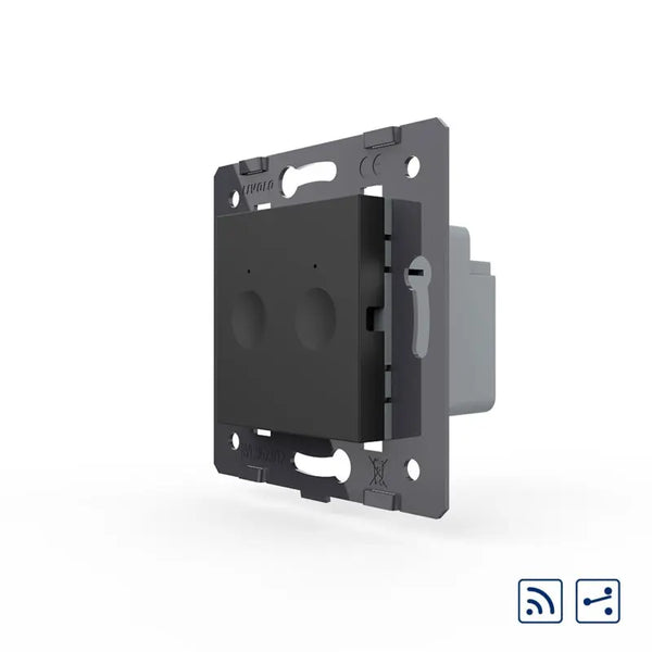 Livolo | Zwart | SR | Module | Aan/Uit | Dubbel | Wisselschakelaar | Afstandsbediening Livolo Nederland B.V.