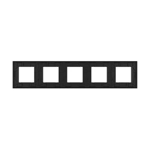 Livolo | Zwart | SR+SR+SR+SR+SR | Glasplaat Livolo Nederland B.V.