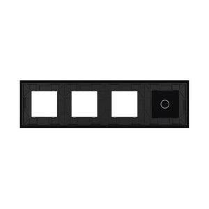 Livolo | Zwart | 1+SR+SR+SR | Glasplaat | Combinatie Livolo Nederland B.V.