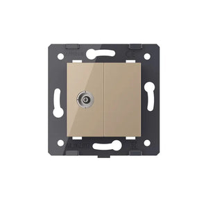 Livolo | Goud | SR | TV | Blindplaat Livolo Nederland B.V.