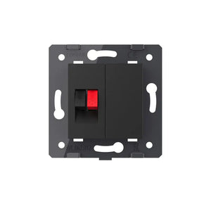 Livolo | Zwart | SR | Audio insteek | Blindplaat Livolo Nederland B.V.