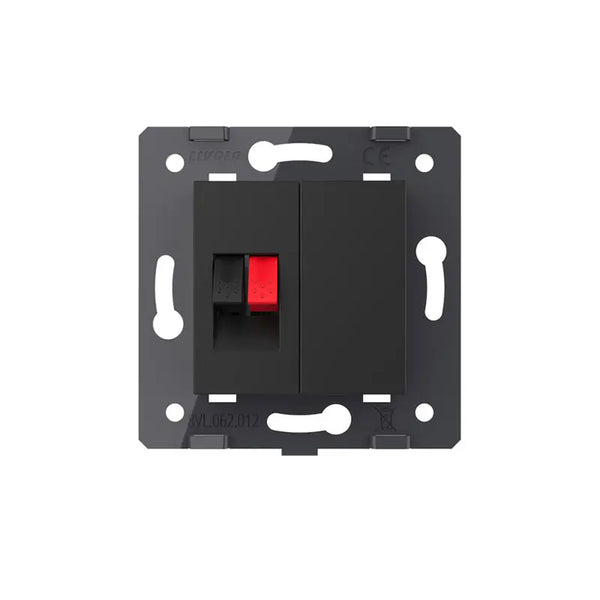 Livolo | Zwart | SR | Audio insteek | Blindplaat Livolo Nederland B.V.