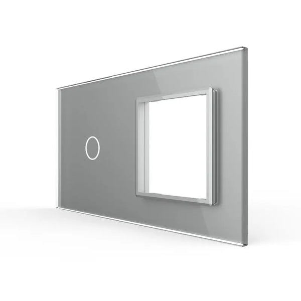 Livolo | Grijs | 1+SR | Glasplaat | Combinatie Livolo Nederland B.V.