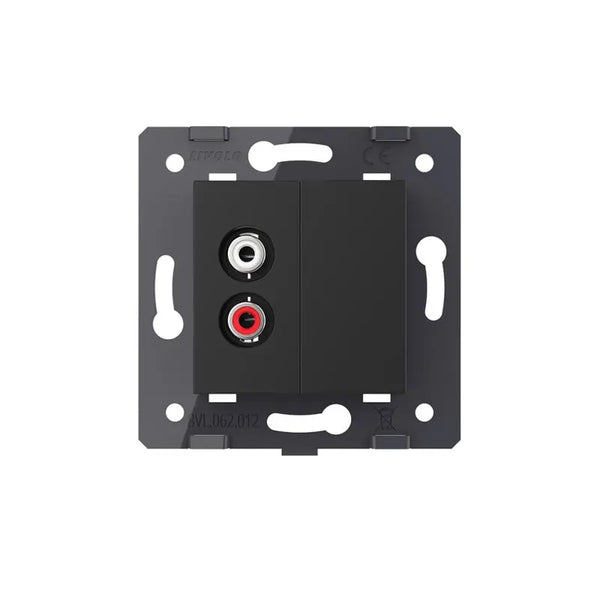 Livolo | Zwart | SR | Audio | Blindplaat Livolo Nederland B.V.