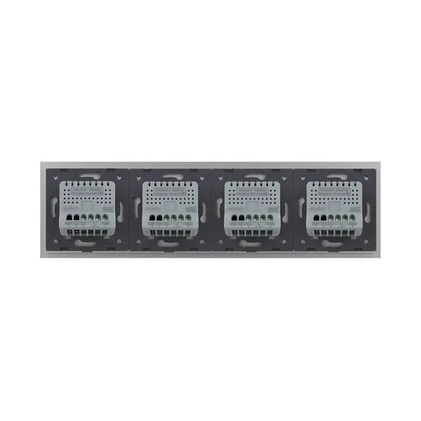 Livolo | Grijs | 1+1+1+1 | Dimmer | Wisselschakelaar Livolo Nederland B.V.