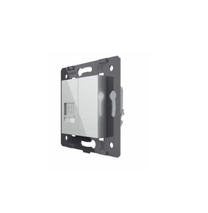 Livolo | Grijs | SR | Netwerk Cat.6A | Blindplaat Livolo Nederland B.V.