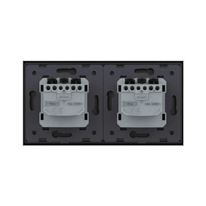 Livolo | Zwart/Wit | SR+SR | Wandcontactdoos Livolo Nederland B.V.