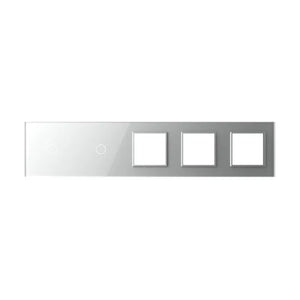 Livolo | Grijs | 1+1+SR+SR+SR | Glasplaat | Combinatie Livolo Nederland B.V.