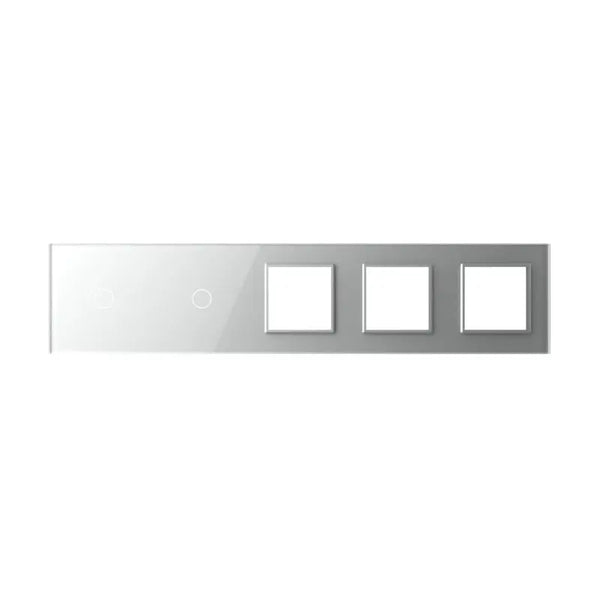 Livolo | Grijs | 1+1+SR+SR+SR | Glasplaat | Combinatie Livolo Nederland B.V.