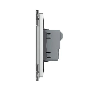 Livolo | Grijs | SR | Wandcontactdoos | Zonder randaarde Livolo Nederland B.V.