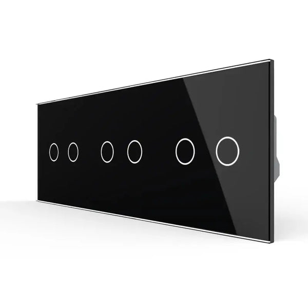 Livolo | Zwart | 2+2+2 | Aan/Uit | Wisselschakelaar Livolo Nederland B.V.