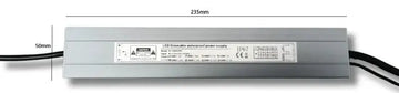 Adapter | Dimbaar | EU stekker | 24V- Male connector | 100W | IP67 | COB Ledstrip Livolo Nederland B.V.