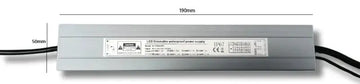 Adapter | Dimbaar | EU stekker | 24V- Male connector | 60W | IP67 | COB Ledstrip Livolo Nederland B.V.