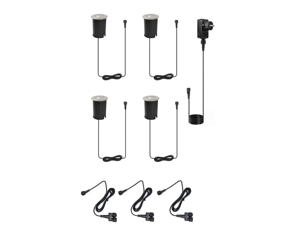 Grondspot - 42mm | Tuinverlichting 12V | Plug and Play | IP65 | Warm/wit Livolo Nederland B.V.