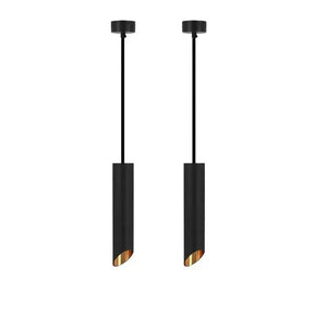 Hanglamp | 2 | Zwart met gouden binnenzijde | Luxe LED Livolo Nederland