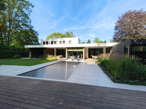 Woonruimte in de villa in Oss met Livolo schakelmateriaal als onderdeel van het interieur