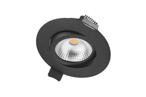 Inbouwspot | Zwart | 1 | Lage inbouwdiepte | IP54 | Kantelbaar | Ø 68mm Livolo Nederland B.V.