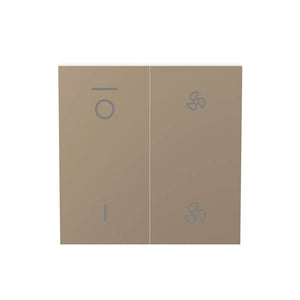 Livolo | Goud | 1 | Module | 3-Standen | Ventilatorschakelaar Livolo Nederland B.V.
