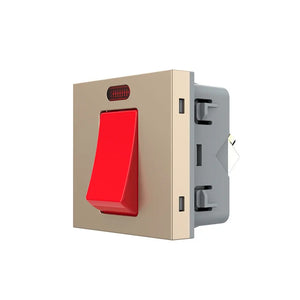 Livolo | Goud | 1 | Module | Aan/Uit | Dubbelpolige schakelaar | 16A Livolo Nederland B.V.
