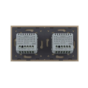 Livolo | Goud | 1+1 | Puls | 12 of 24V DC | Schakelaar Livolo Nederland B.V.